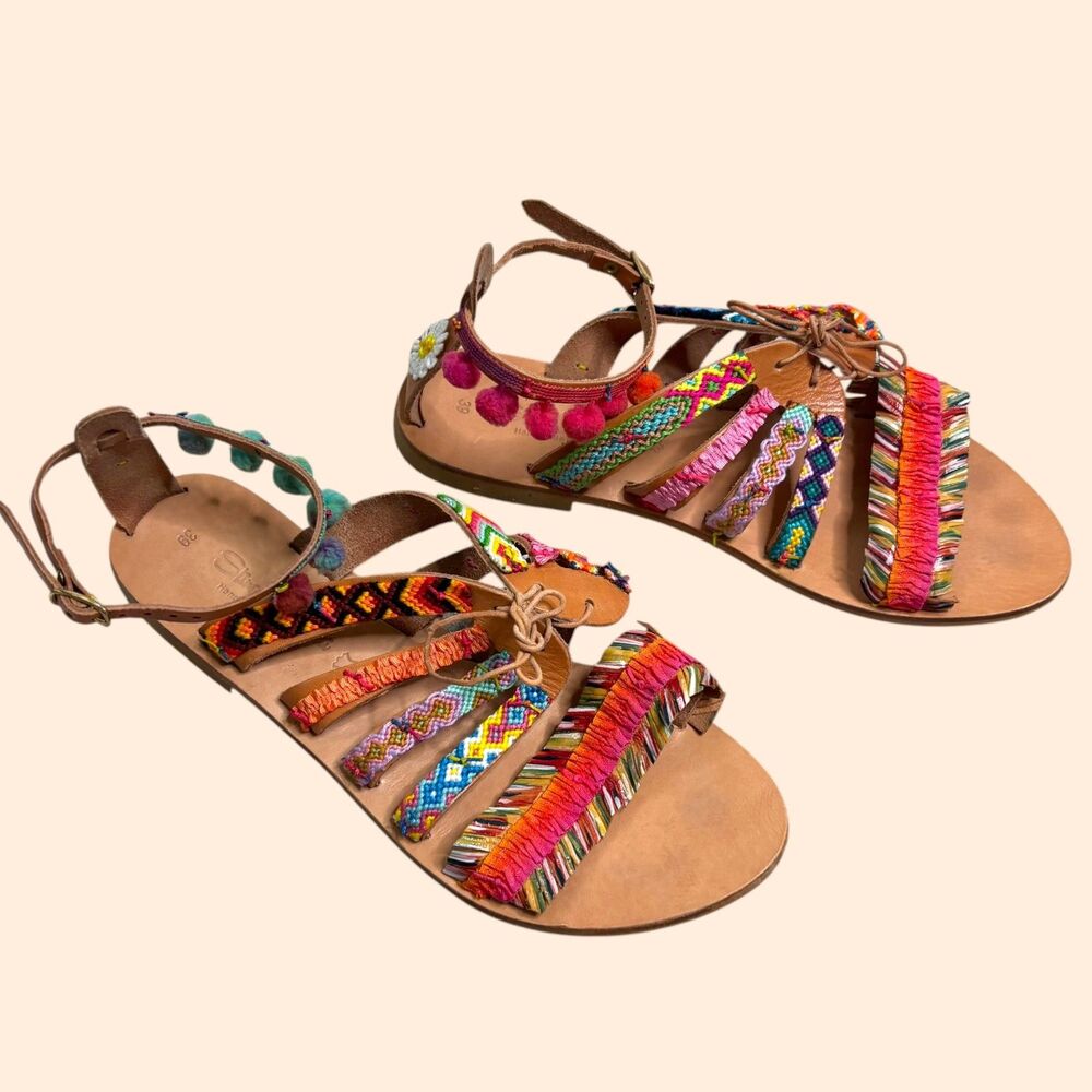 Elina Linardaki Hula Hoop Sandals